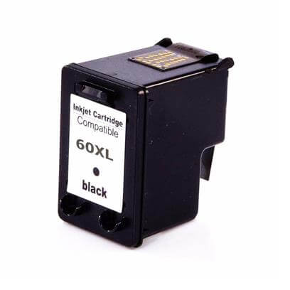 Cartucho de Tinta HP 60XL 60 XL CC641WB  Compatível  Preto 12ML 